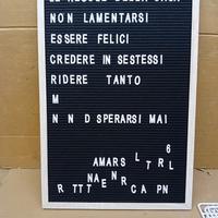 Listino prezzi bar bacheca menù cartello feltro