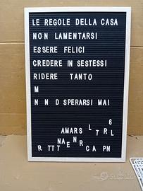 Listino prezzi bar bacheca menù cartello feltro