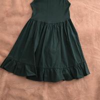 Vestito Zara verde bottiglia