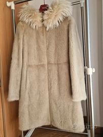 Pelliccia PARKA DOUBLE FACE Visone sabbia