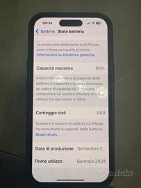 Iphone 15 verde 128G