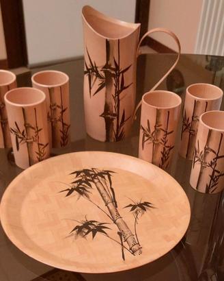Set bambù giapponese i vintage  per bevande