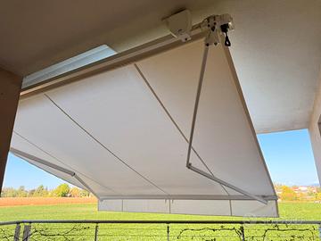 Tenda motorizzata due bracci estensibile 4x3 metri