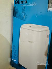 Condizionatore portatile qlima bianco