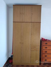 Grande scarpiera in legno laminato