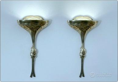 Coppia di lampade da parete ART DECO C.S. ARTE '70