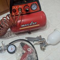 Compressore Portatile Mecafer 6L + Kit Accessori C