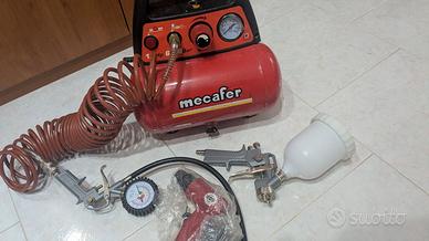 Compressore Portatile Mecafer 6L + Kit Accessori C