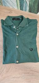 FRED PERRY POLO-CAMICIA TG L VERDE 