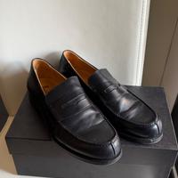 Mocassini Uomo Farinacci Neri in Vera Pelle – Made