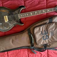 PRS Guitars SE Custom 24 Semi-Hollow Piezo Charcoa