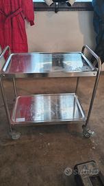 carrello acciaio inox professionale 