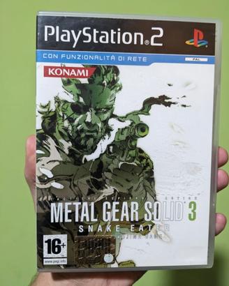Metal Gear Solid 3 Snake Eater PS2 Italiano
