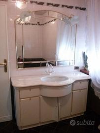 Mobile bagno bianco laccato