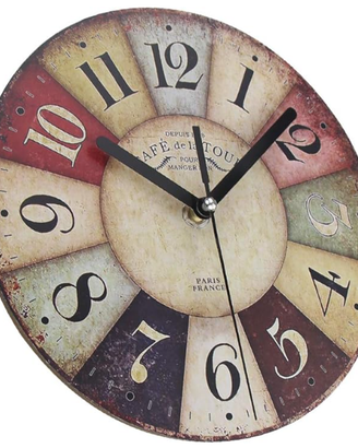 Timelike Orologio da Parete Vintage Silenzioso