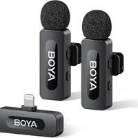 Microfoni wireless per iPhone 2 pezzi BOYA by-V2
