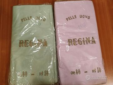 6 Tele in mussolina Pelle Uovo Regina.