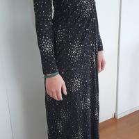 Abito lungo nero stellato LIU JO