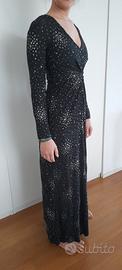 Abito lungo nero stellato LIU JO