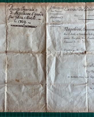 Decreto Imperiale di Napoleone