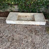 Lavello in marmo bianco di Carrara anni ‘40