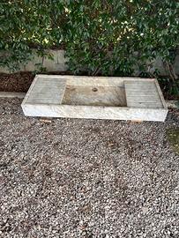 Lavello in marmo bianco di Carrara anni ‘40