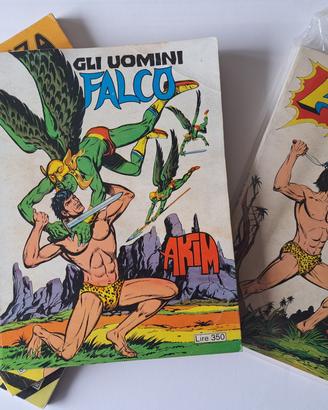 Raccolta fumetti Akim numeri: 1,3,4 e 5
