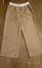 pantaloni morbidi a gamba ampia