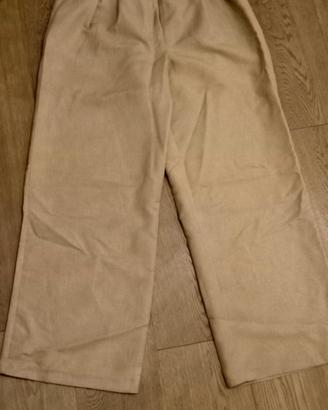 pantaloni morbidi a gamba ampia