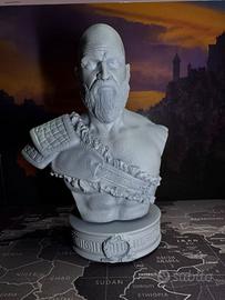 Busto di Kratos (God of War) in resina