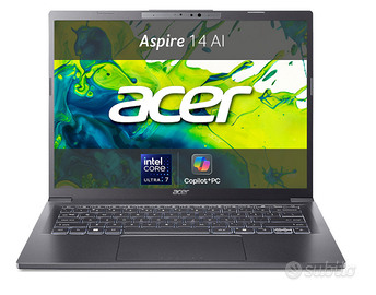ACER 14 POLLICI OLED intel core ultra 7 256V NUOVO