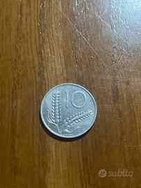 Moneta 10 lire 1980