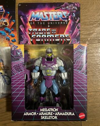 MOTU lotto sigillato Megatron Skeletor + Tygra