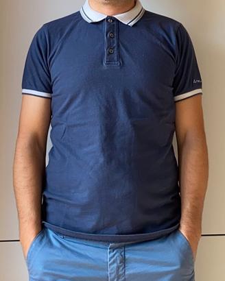 Polo Peuterey blu da uomo misura S