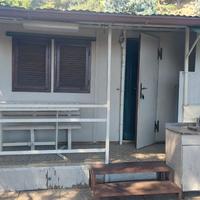 Preingresso in legno per roulotte