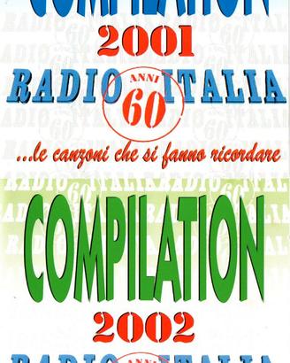 CD Musica Radio Italia Compilation 2001 e 2002