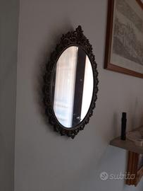 Specchio 30x40 ovale, antico