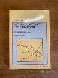 Libro “METODI QUANTITATIVI DELLE DECISIONI”