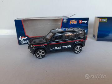 MODELLI  DEFENDER 110 CARABINIERI POLIZIA BURAGO