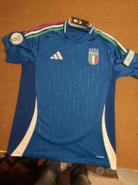 Italia Maglia Gara Home 2024 + Patch Euro 2024