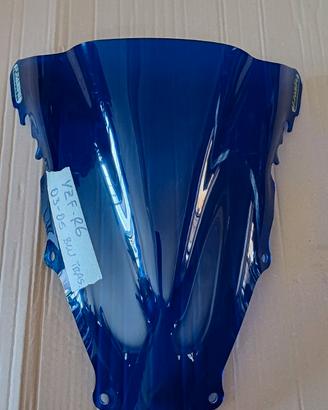 cupolino doppia bolla blu yamaha r6 2003 2004 2005