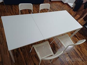 Tavolo ikea allungabile + 4 sedie