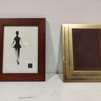 Coppia di cornici per foto.