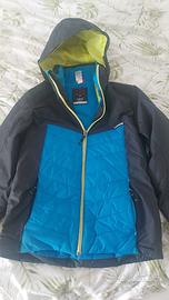 giubbotto sci wedze decathlon nero blu taglia 12A