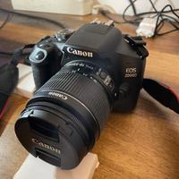 Canon EOS 2000D 18-55 kit Perfetta + accessori -