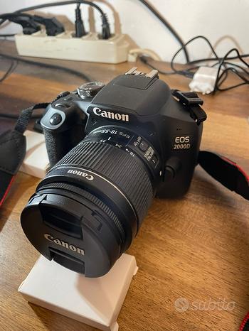 Canon EOS 2000D 18-55 kit Perfetta + accessori -
