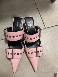 Balenciaga Pink leather shoes
