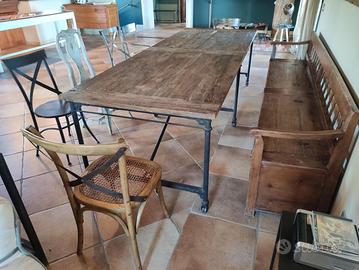 Panca noce massiccio anni 40