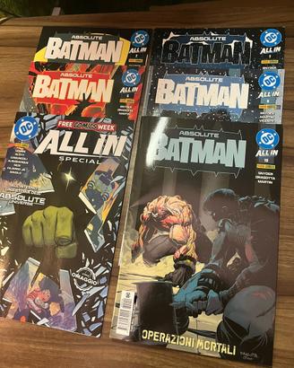 Absolute Batman Fumetti vol. 2-6-7-8-10