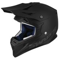 CASCO MOTO CROSS FUORISTRADA SWAPS S818 NERO OPACO